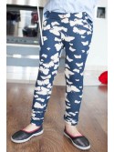 Legginsy dziewczęcy indygo DZ7011 - Sklep internetowy - Butik