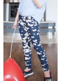 Legginsy dziewczęcy indygo DZ7011 - Sklep internetowy - Butik