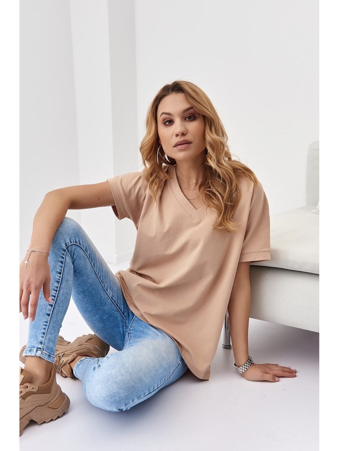 Spodnie jeansowe push up 9016  - Sklep internetowy - Butik