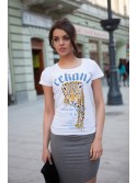 T-shirt z nadrukiem czarny - Sklep internetowy - Butik