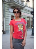 T-shirt z nadrukiem czarny - Sklep internetowy - Butik