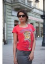 T-shirt z nadrukiem czarny - Sklep internetowy - Butik