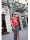 T-shirt z nadrukiem czarny - Sklep internetowy - Butik