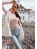 Modne jeansy damskie dzwony jasnoniebieskie 70216 - Sklep internetowy - Butik