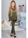 Khaki Komplet Dziecięcy NDZ8133 - Sklep internetowy - Butik