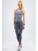 Granatowe sportowe legginsy 1105 - Sklep internetowy - Butik