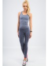 Granatowe sportowe legginsy 1105 - Sklep internetowy - Butik