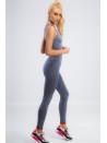 Granatowe sportowe legginsy 1105 - Sklep internetowy - Butik