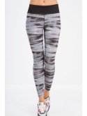 Czarne legginsy we wzory H001 - Sklep internetowy - Butik