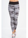 Czarne legginsy we wzory H001 - Sklep internetowy - Butik