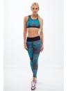 Morskie sportowe legginsy we wzory H0001 - Sklep internetowy - Butik