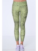 Legginsy sportowe we wzory żółte MR15285 - Sklep internetowy - Butik