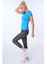 Legginsy sportowe we wzory ciemnoszare MR15285 - Sklep internetowy - Butik