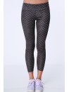 Legginsy sportowe we wzory ciemnoszare MR15285 - Sklep internetowy - Butik