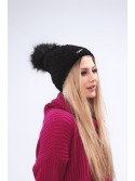 Black winter hat C15 - Online store - Boutique