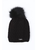 Black winter hat C15 - Online store - Boutique