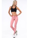 Pudrowe legginsy sportowe dopasowane MR11025 - Sklep internetowy - Butik