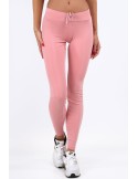 Pudrowe legginsy sportowe dopasowane MR11025 - Sklep internetowy - Butik