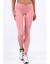 Pudrowe legginsy sportowe dopasowane MR11025 - Sklep internetowy - Butik