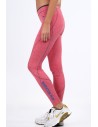 Czerwone ocieplane legginsy sportowe MR13028 - Sklep internetowy - Butik