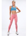 Koralowe legginsy sportowe z przeszyciami MR13233 - Sklep internetowy - Butik