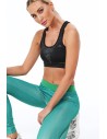 Zielone legginsy sportowe we wzory MR11513 - Sklep internetowy - Butik